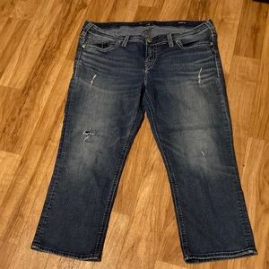 Silver jeans, size 18/L22